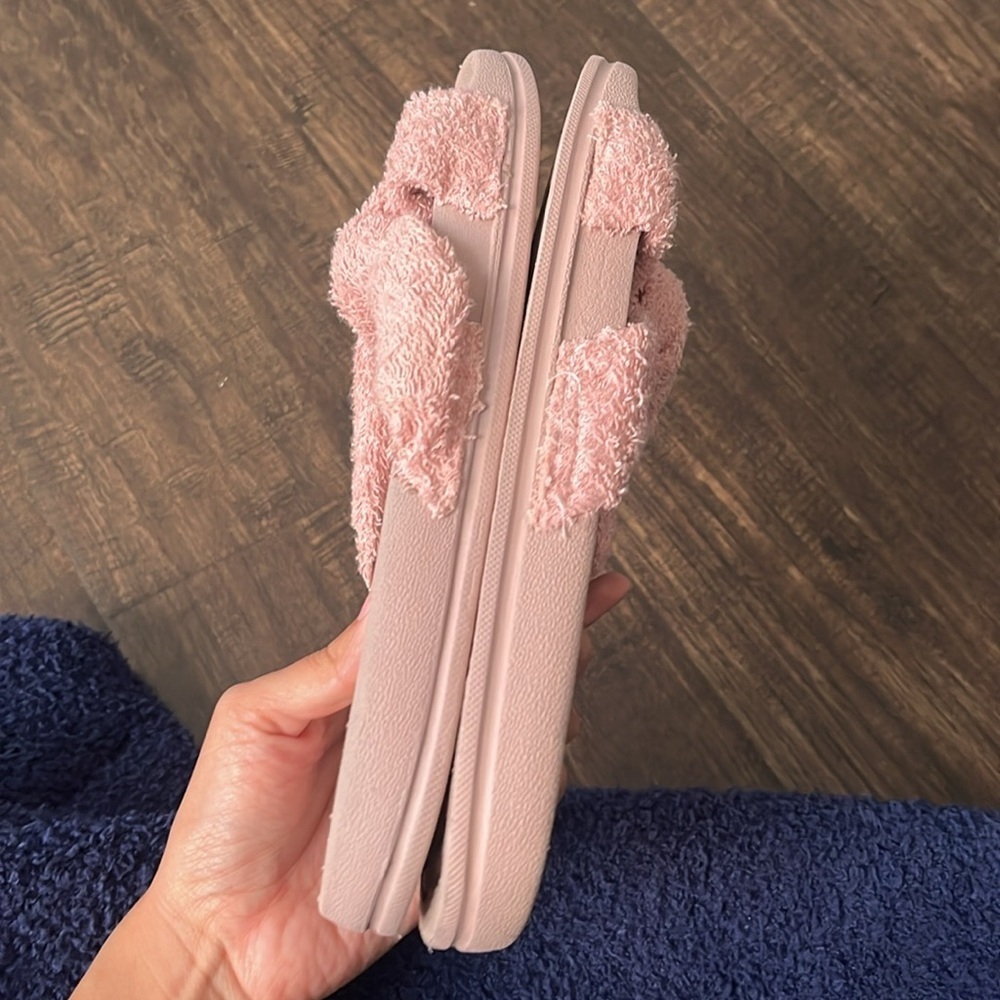 Fabletics Playa Knot Slide Sandal Pink Size 10 - Picture 7 of 10